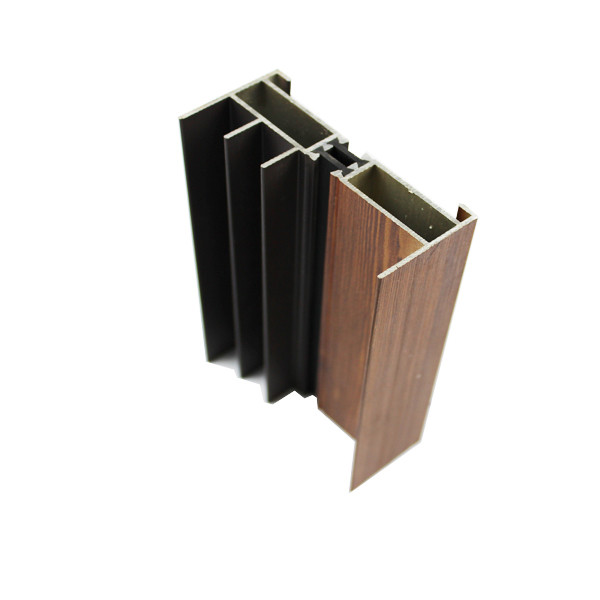 6063-T5 de uitdrijvingsprofiel van het garderobealuminium, glijdende garderobedeur
