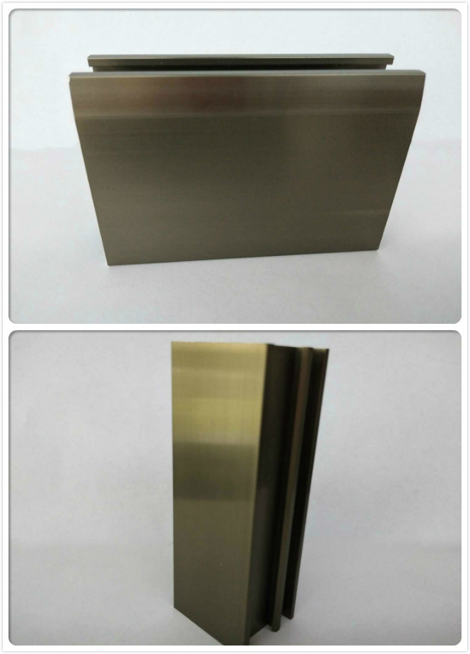 Het oxyderen van Champagne Geanodiseerde Aluminiumprofielen voor Decoratie/Industrieel